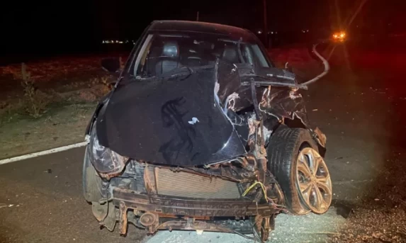 Acidente com carro de Cascavel deixa sete pessoas feridas na PR 970, em Marechal Cândido Rondon.