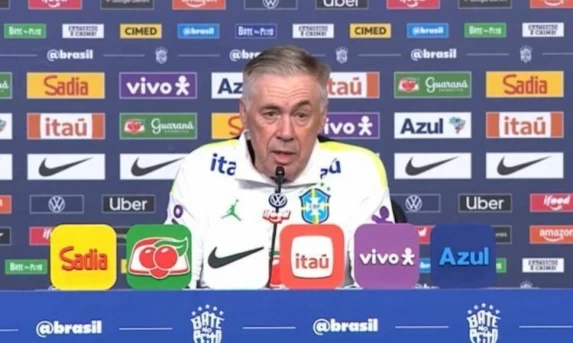 Ancelotti confirma oito mudanças e testes na Seleção Brasileira em amistoso contra o Egito neste sábado (6)