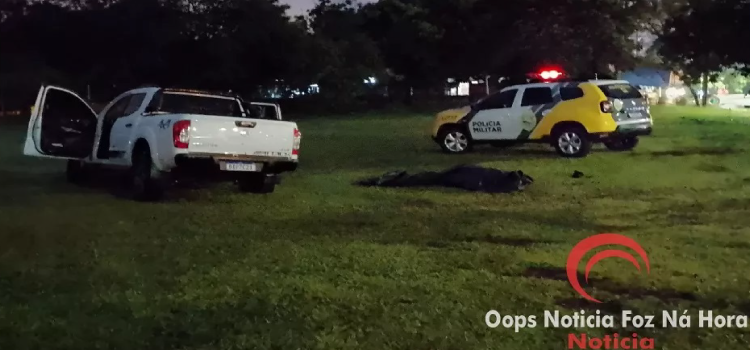 Após perseguição, homem e mulher morrem em Foz do Iguaçu.