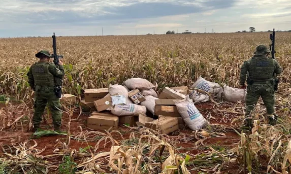 BPFRON e NEPOM/PF Interceptam Contrabando em Terra Roxa.