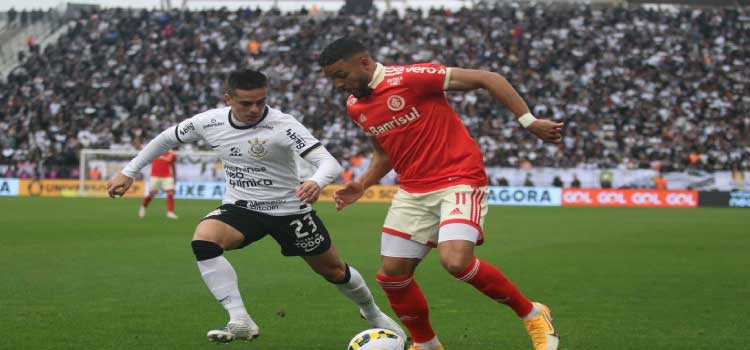 BRASILEIRO: Corinthians e Internacional ficam no 2 a 2 em Itaquera.