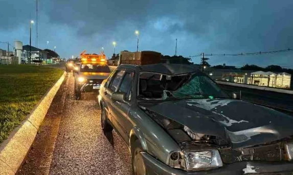 Caminhoneiro morre atropelado ao atravessar a BR-277 em Cascavel