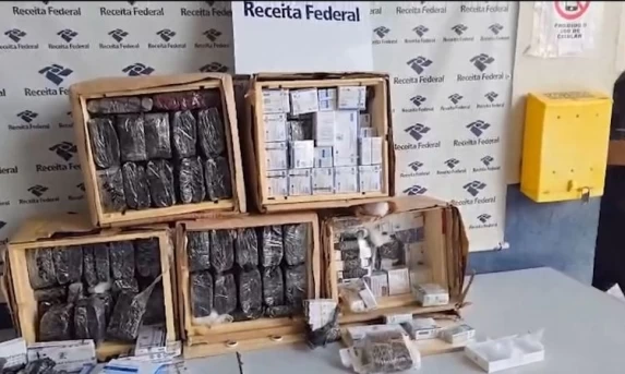 Carga Ilegal: Receita Federal Apreende Mais de R$ 1,2 Milhão em Produtos Irregulares em Cascavel