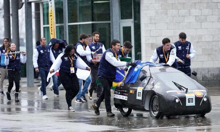 Carro a hidrogênio de alunos da Unioeste tem classificação inédita no Shell Eco-Marathon
