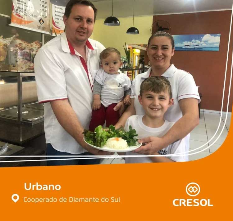 Casal cooperado da Cresol realiza o sonho de terem o próprio empreendimento.