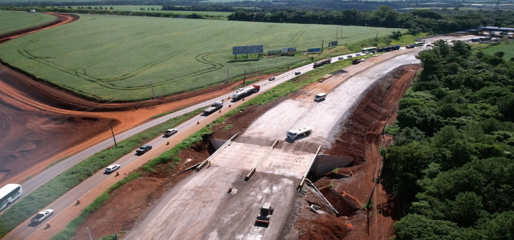 CASCAVEL: Com trecho do Show Rural pronto, duplicação da BR-277 alcança 63% de conclusão.