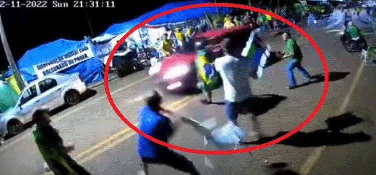 CASCAVEL: Manifestantes atropelados por mulher em frente ao Exército passam por exame no IML.