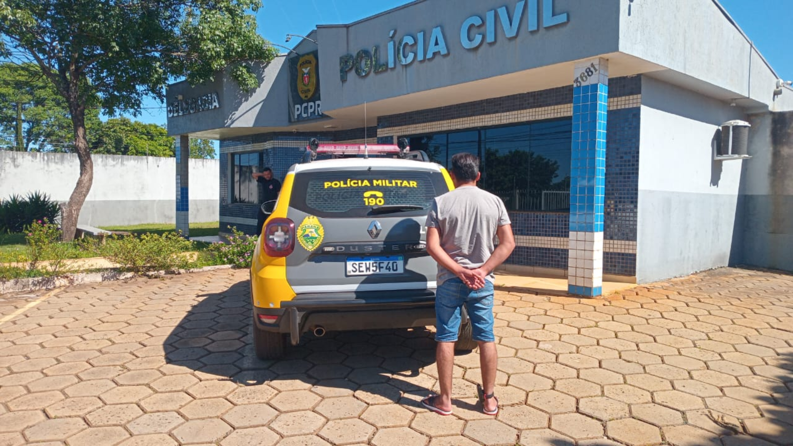Com Apoio de Informações, Polícia Militar Prende Foragido da Justiça com Mandado de Prisão em Aberto em Quedas do Iguaçu