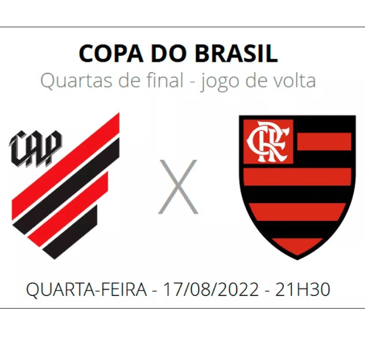 COPA DO BRASIL: Athletico-PR e Flamengo travam duelo decisivo.