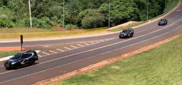 DEPEN realiza transferência de detentos de Catanduvas no Aeroporto de Cascavel.