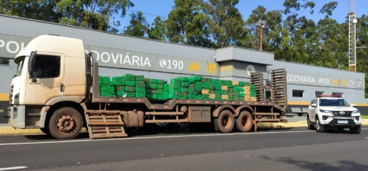DESCAMINHO: Polícia de São Paulo apreende 1.730 quilos de maconha em caminhão que saiu de Toledo.