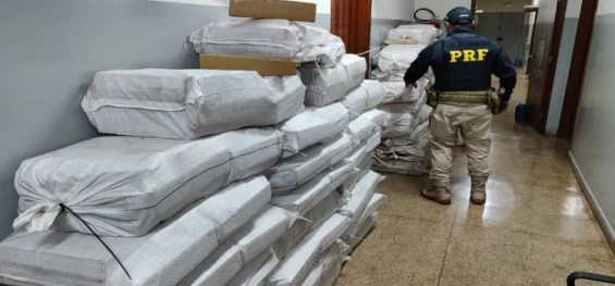 DESCAMINHO: PRF apreende mais de 1,5 tonelada de maconha no Norte do Paraná.