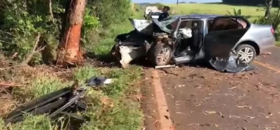 DOIS VIZINHOS: Acidente na PR 473 tira a VIDA de 02 Pessoas.