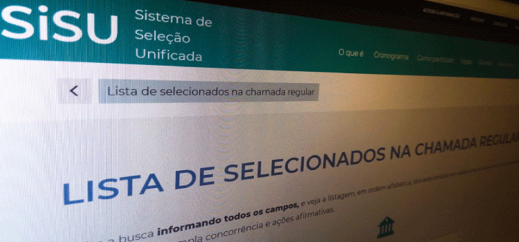EDUCAÇÃO: MEC divulga hoje resultado de 2ª edição do Sisu 2022.