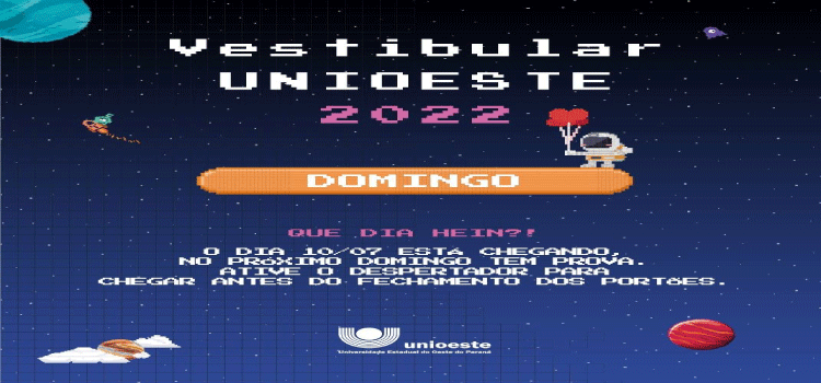 ENSINO SUPERIOR: Vestibular da Unioeste acontece no próximo domingo, 10 de julho.