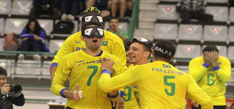 ESPORTES: Brasil vence de virada e conquista o tricampeonato mundial de goalball.