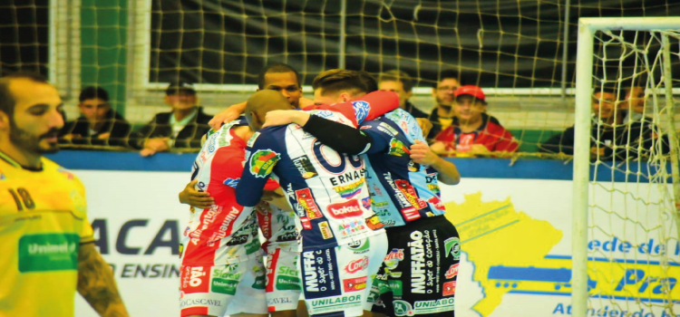 ESPORTES: Cascavel Futsal vence por 6 a 1 e emenda terceira vitória seguida pela LNF.