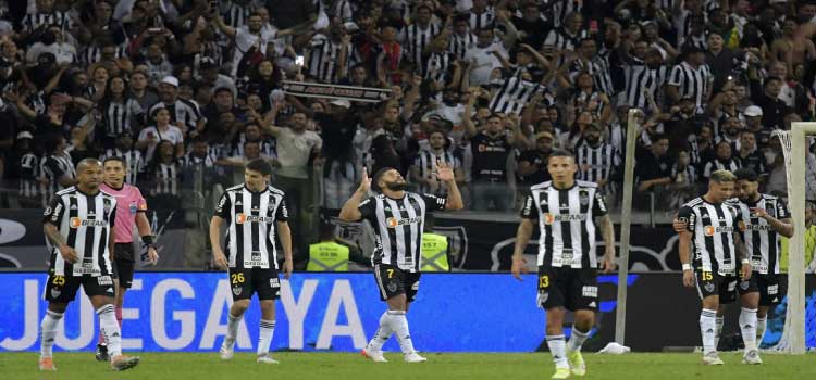 ESPORTES: Hulk decide e Atlético-MG está nas quartas da Libertadores.