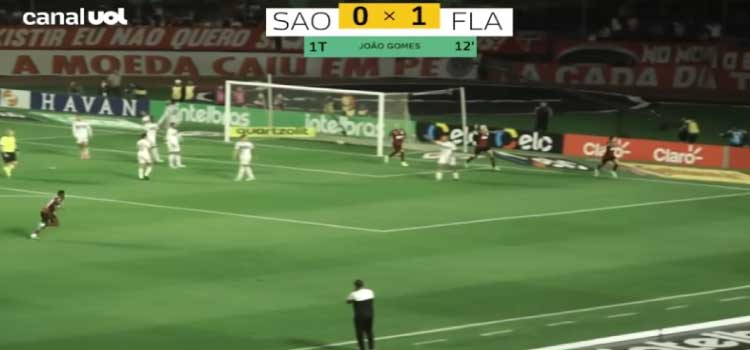 ESPORTES: Letal, Flamengo vence o São Paulo no Morumbi e abre vantagem na semifinal.