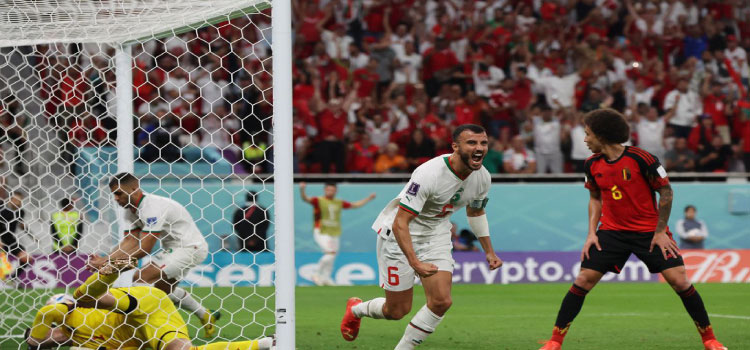 ESPORTES: Marrocos derruba favoritismo da Bélgica e assume ponta do Grupo F.