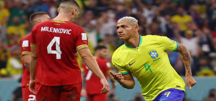 ESPORTES: Richarlison decide e Brasil inicia Copa com vitória sobre a Sérvia.