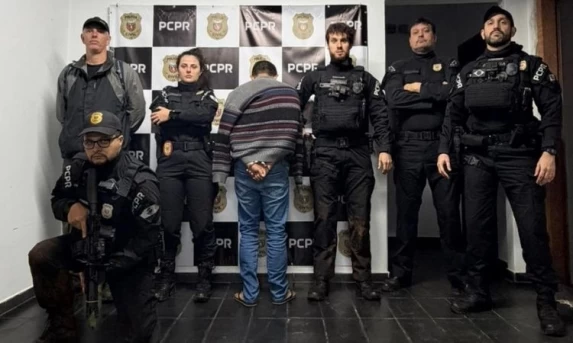 Foragido há mais de um ano, condenado a 69 anos de prisão por estupro de vulnerável e homicídio é preso pelo NUCRIA em Corbélia