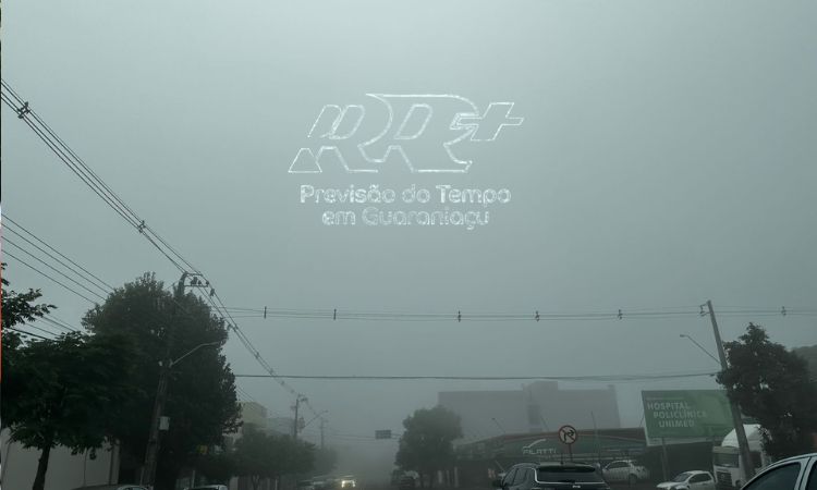 Frente fria avança e derruba temperaturas em Guaraniaçu nesta sexta-feira; mínima chega aos 12°C