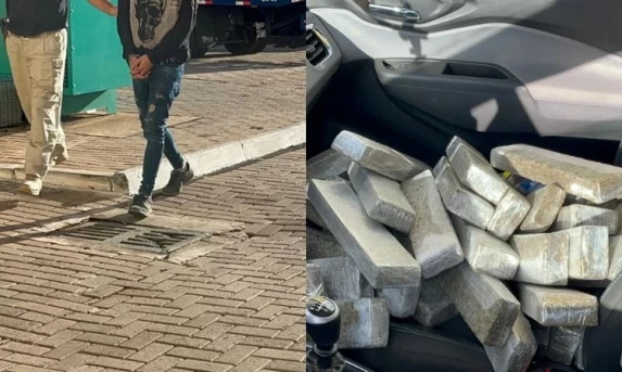 Grande Apreensão: Jovem é Preso com 453 kg de Maconha em Carro Carregado no Oeste do Paraná