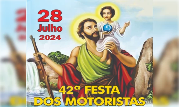 GUARANIAÇU: 42ª Festa dos Motoristas em Louvor a São Cristóvão acontece no dia 28 de Julho na comunidade Soligo.