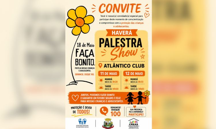GUARANIAÇU: Assistência Social promove ações de conscientização Maio Laranja.