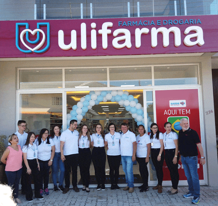 GUARANIAÇU: Com espaço amplo e moderno Ulifarma, Farmácia e Drogaria, reinaugura suas novas instalações.