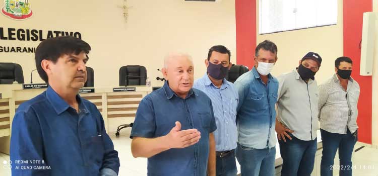 GUARANIAÇU: Município recebe a visita do presidente da Assembleia Legislativa, deputado estadual Ademar Traiano