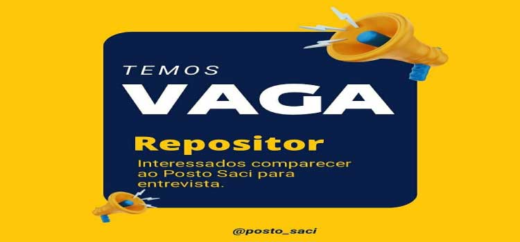 GUARANIAÇU: Oportunidade de emprego.