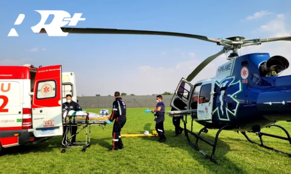 GUARANIAÇU: Paciente com Parada Cardiorrespiratória é transportado pelo Aeromédico para atendimento em Cascavel