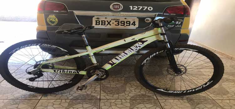 GUARANIAÇU: PM encontra bicicleta e procura dono para entrega do objeto