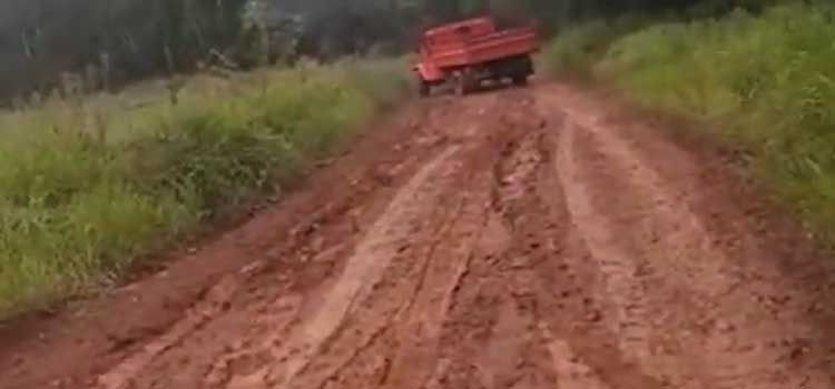 GUARANIAÇU: População da zona rural clama por melhorias nas estradas que no período de chuvas, ficam praticamente intransitáveis
