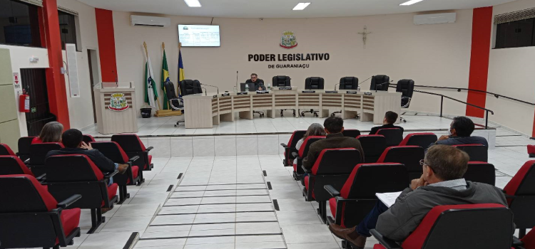 GUARANIAÇU: Prefeitura presta contas do quadrimestre na Câmara Municipal.