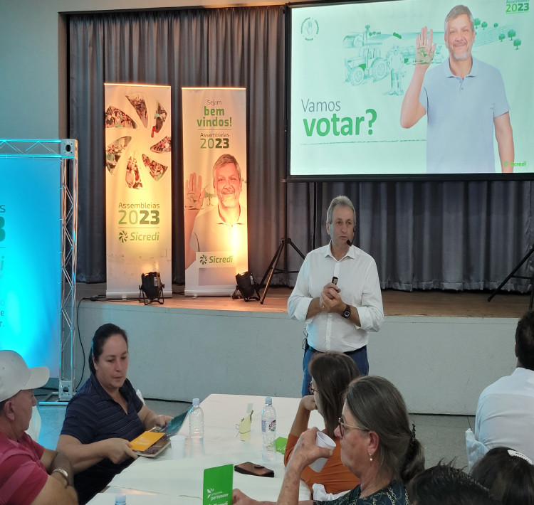 GUARANIAÇU: Sicredi conta com bom número de associados em sua Assembleia no Município.