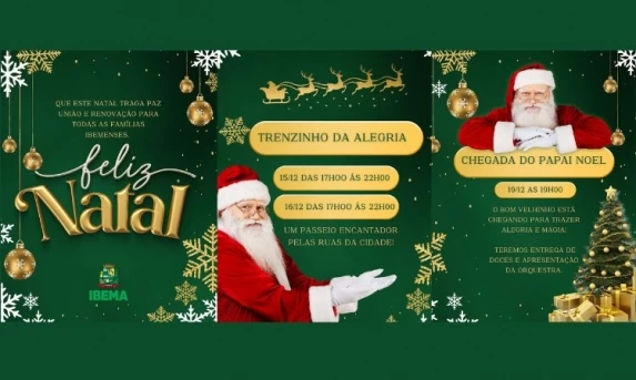 IBEMA CELEBRA O NATAL COM PROGRAMAÇÃO ESPECIAL PARA TODAS AS FAMÍLIAS