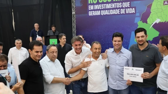 IBEMA: Ibema recebe R$ 4 milhões em recursos do Governo do Estado para pavimentação e equipamentos rodoviários.