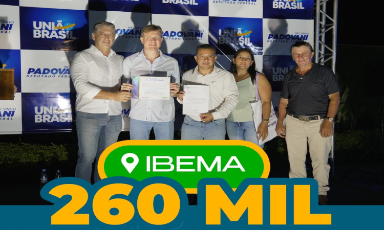 IBEMA: Recursos para aquisição de Equipamentos Agrícolas já estão na conta do Município.