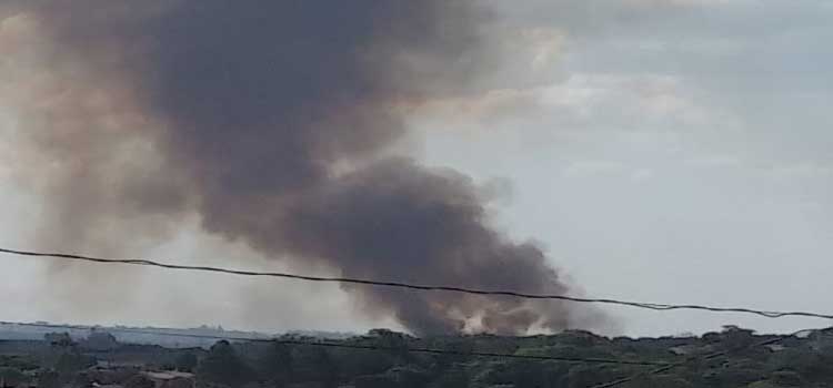 INCÊNDIOS: Clima seco contribui e dois incêndios são registrados em Guaraniaçu e um em Ibema nesta tarde de segunda