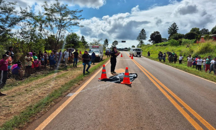 Indígena morre atropelado na PR-473 em Nova Laranjeiras; motorista foge do local