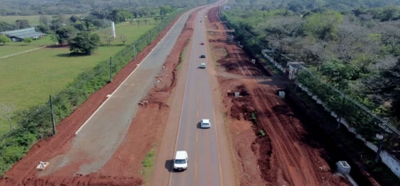 INFRAESTRUTURA: Duplicação da Rodovia das Cataratas, em Foz do Iguaçu, atinge 18,52%.