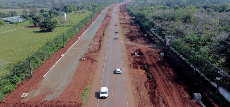 INFRAESTRUTURA: Duplicação da Rodovia das Cataratas, em Foz do Iguaçu, atinge 18,52%.