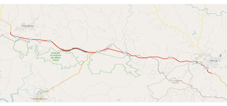 INFRAESTRUTURA E LOGÍSTICA: Estado assina contrato da restauração em concreto entre Palmas e Clevelândia.