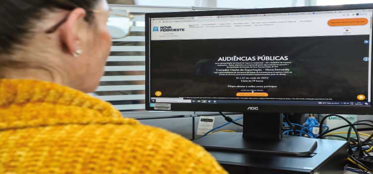 INFRAESTRUTURA E LOGÍSTICA: Nova Ferroeste lança site e redes sociais para as audiências públicas; veja como participar.