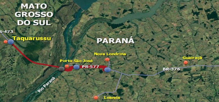 INFRAESTRUTURA: Licitação para contratação de estudos de nova ponte com o MS avança mais uma etapa.