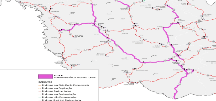 INFRAESTRUTURA: Nova licitação para melhorias nas rodovias do Sudoeste avança para etapa de habilitação.