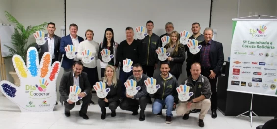 Inscrições para a 5ª Caminhada Solidária do Dia C do Sicredi e Coasul podem ser feitas até sábado, dia 1º de julho, no local do evento.